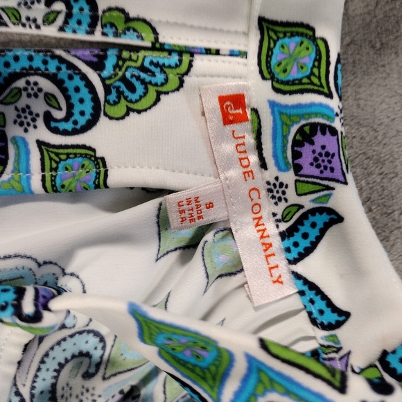 Jude Connally Women's Lisa Keyhole Shift Dress Paisley Medallion Small - Picture 5 of 8